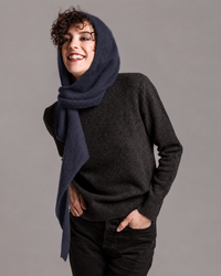AMMANITI colore BLU - BALACLAVA IN CACHEMIRE