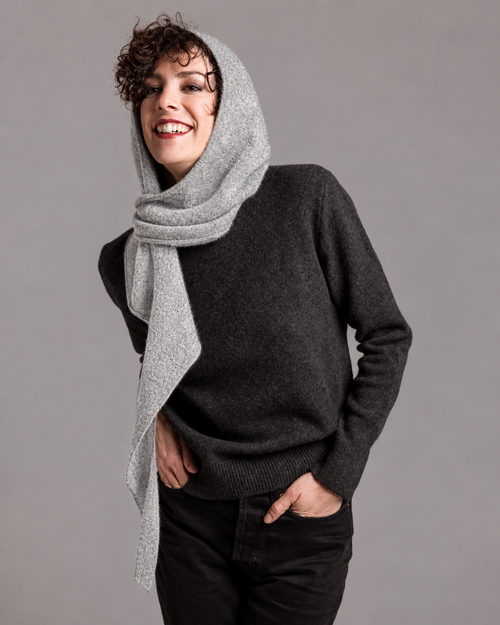 AMMANITI colore GRIGIO - BALACLAVA IN CACHEMIRE - Ordi.to Accessori