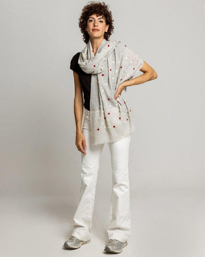 BERNINI GRIGIA - Sciarpa Unisex in misto lana