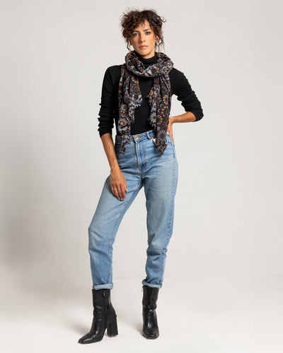 BOCCIONI MARRONE - Sciarpa Unisex in lana