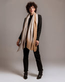 BROWN colore BEIGE - Sciarpa con cornice sfumata - Ordi.to Accessori