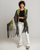 EVEREST LIME - Sciarpa Stampata con frange applicate - Ordi.to Accessori