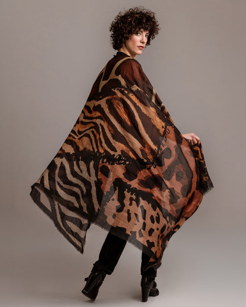 LEOPARDI - Sciarpa stampa animalier - Ordi.to Accessori