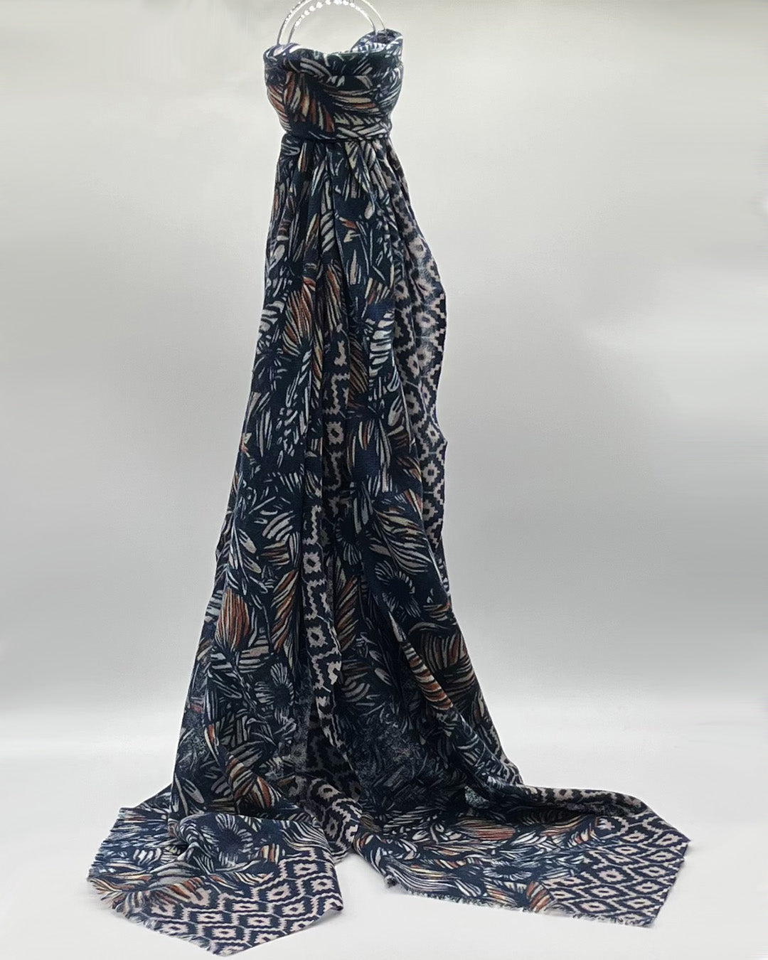 LOCHNESS BLU - Sciarpa Stampata