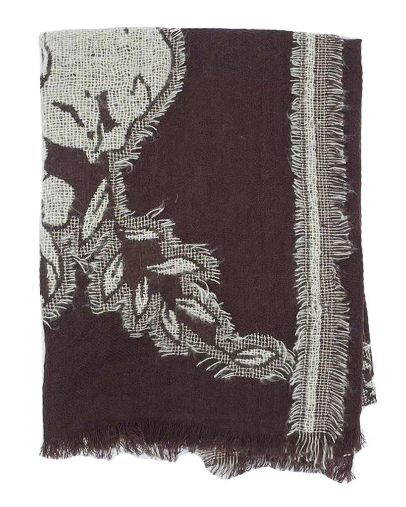 LOVAS MARRONE - Sciarpa Jacquard