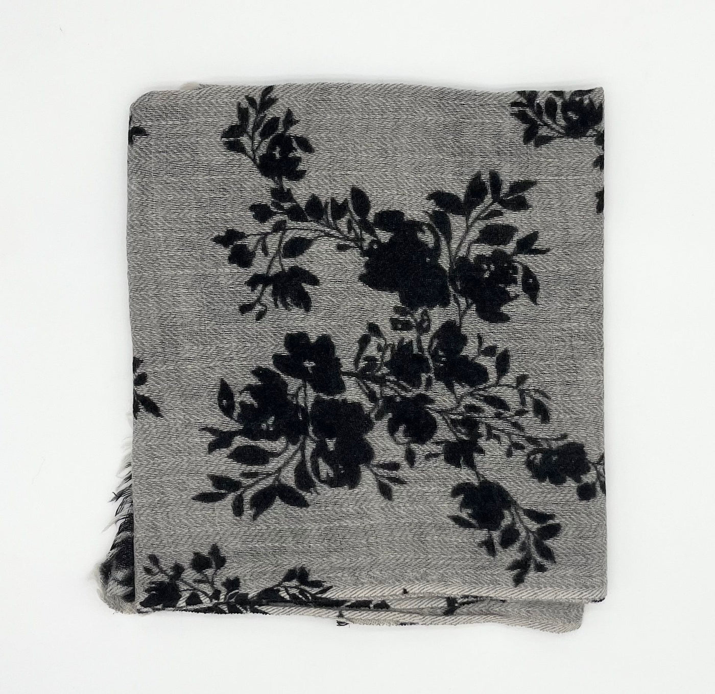 MONVISO NERA - Sciarpa Unisex in Cachemire e lana