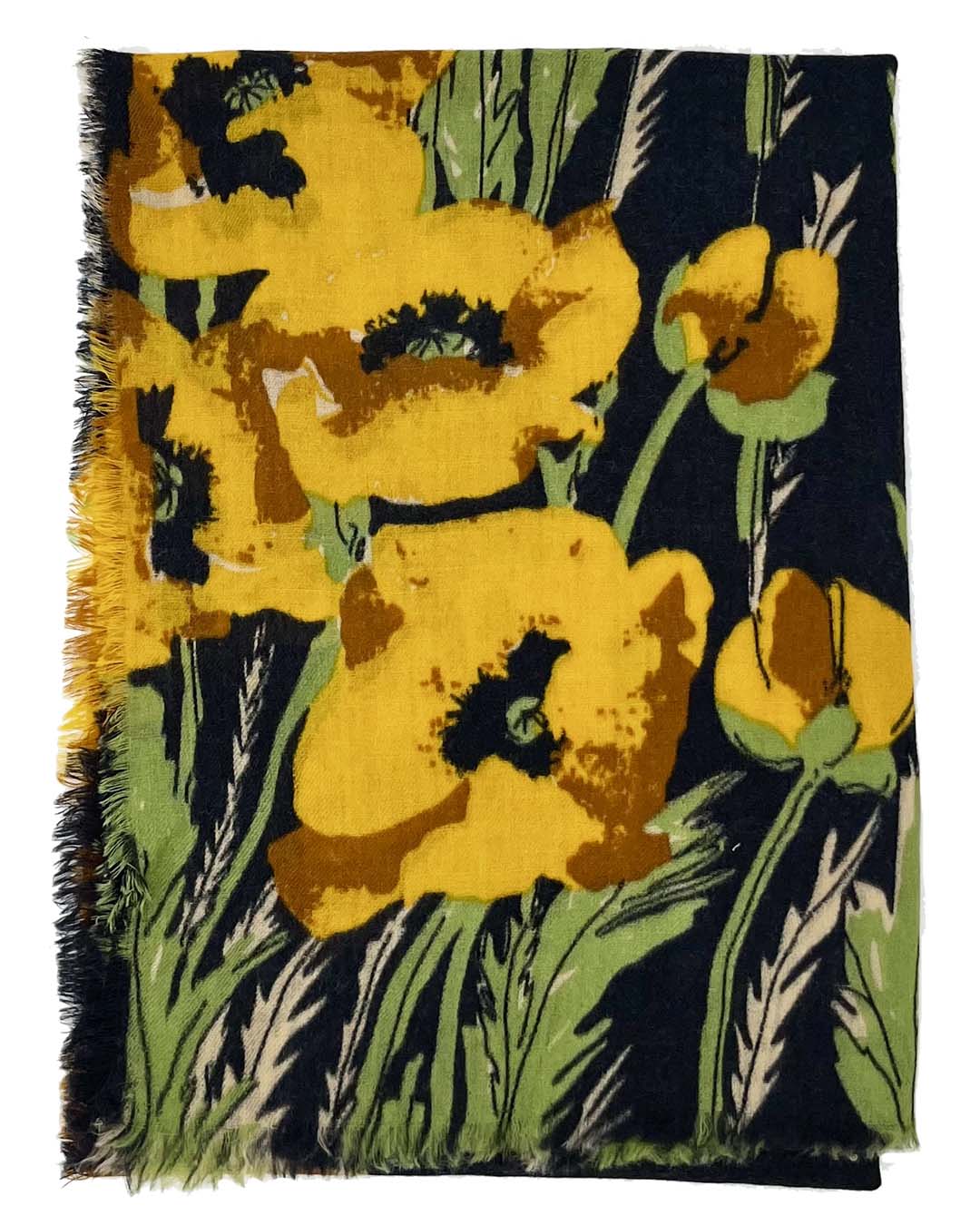 BOLSENA GIALLO - Sciarpa Stampata