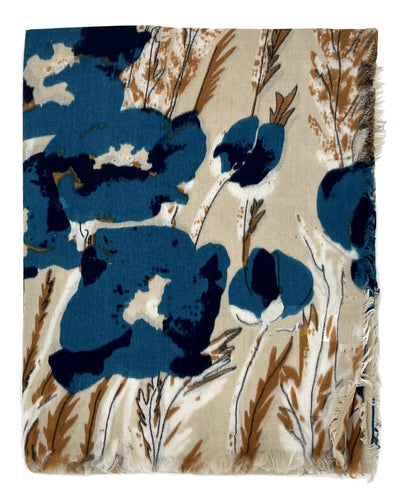 BOLSENA AZZURRA - Sciarpa Stampata