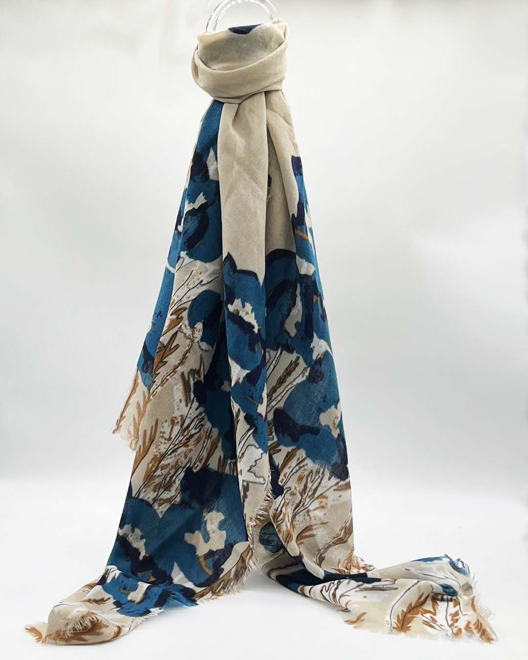 BOLSENA AZZURRA - Sciarpa Stampata