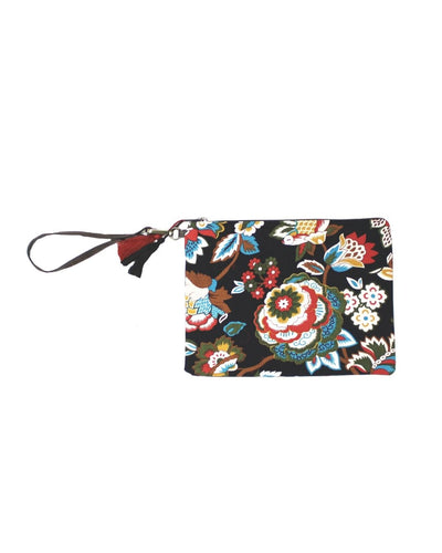 POCHETTE ORDI.NA - STAMPA CAMELIA NERA