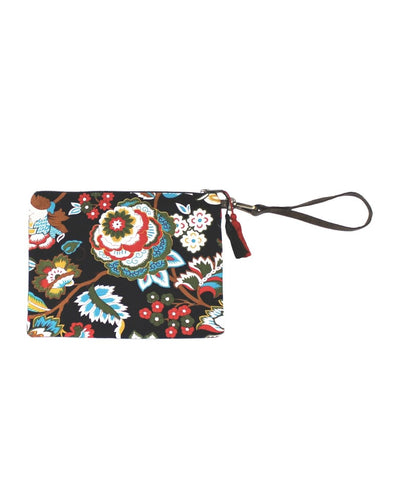 POCHETTE ORDI.NA - STAMPA CAMELIA NERA